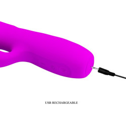 Pretty Love Vibro Rabbit à poussée Melanie Pretty Love 21cm Violet